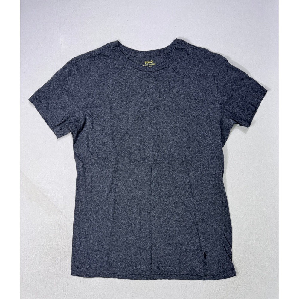 Polo Ralph Lauren Mens Slim Fit Crew Neck T-Shirt Dark Gray Size Large Modern